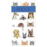Caspari Entertaining Bridge Score Pad, Dogs & Cats