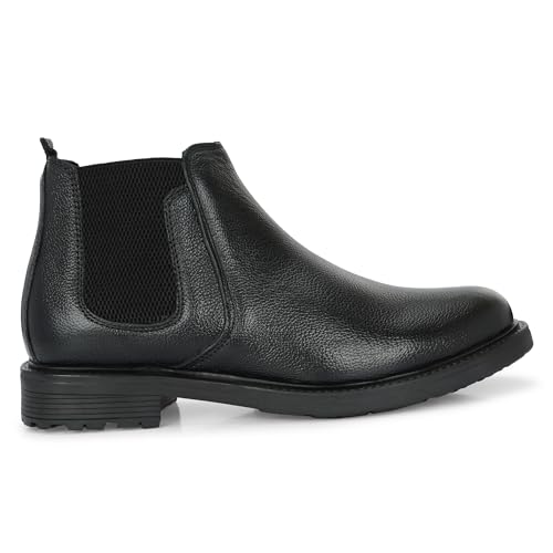 Image of GALEX Leather Chelsea Boots for Men | Trendy, Stylish & Casual Boots
