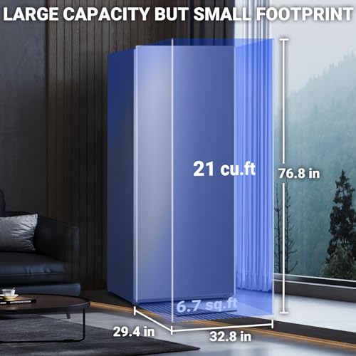 Smad FBA-DSD-772WSMU(NL) 21 Cu.Ft Upright Freezer thumb #4