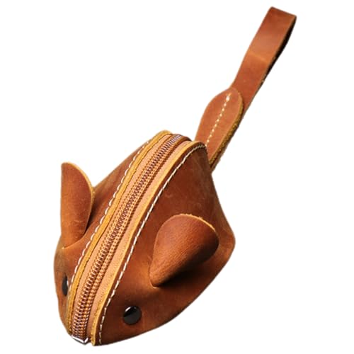 Cartoon Makeup Bag Change Purse Mouse Shape Coin Holder for Boys and Girls' Storage and Personal Items