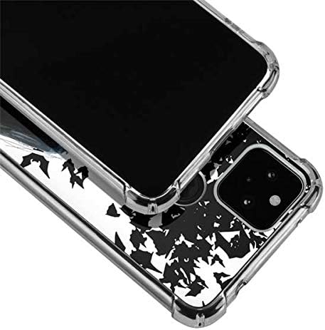 Skinit Clear Phone Case Compatible with Google Pixel 4a 5G - Officially Licensed DC Comics Batman Holding Batarang Art Design