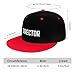 Director Snap Back Hat Boys Girls Fashion Hip Hop Adjustable Flat Bill Hat Red