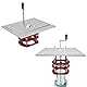 Router Lift Kit Manuelles Heben Router Lift System Kit Router Table Saw Insert Grundplatte für Routerplatten und Liftsysteme (Silber)