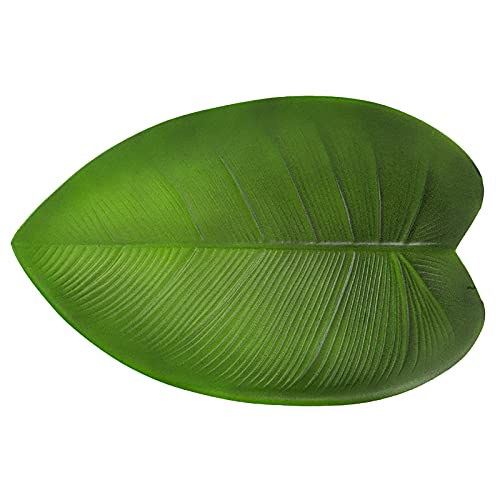 Tapis de table non slip en EVA | 6 structures feuilles tropicales artificielles