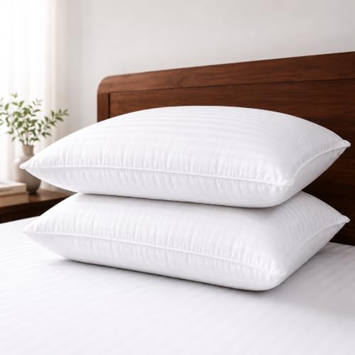 Oursouion 2 Pack Anti-Snoring Pillow Yooje Pillows Orthopedic Cervical Neck Support Pillows for Side & Back Sleepers Ergonomic Bed Pillows for Better Rest