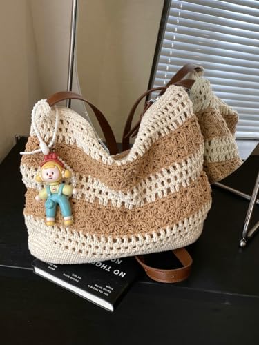 Bolso Hobo de Crochet para Mujer Estilo Verano 2026 miniatura 3