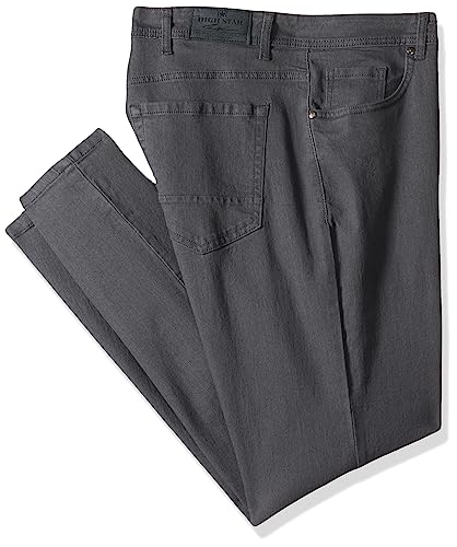 Image of HIGH Star Men Grey Slim-Fit Stretchable Jeans