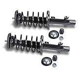 BESTPRICE 2x amortisseurs à gaz avant jambe de suspension complète Compatible avec PEUGEOT 207 (WA_, WC_), 207 CC (WD_), 207 SW (WK_)