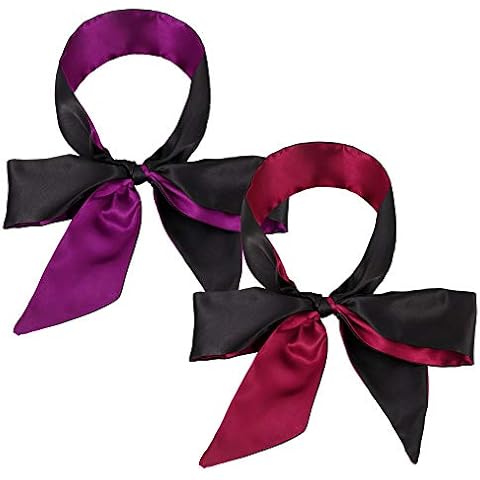 Metagio 2 Pcs Soft Satin Eye Covers Cover