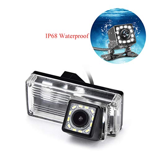 Image of 12 LED Car Rear View Camera for Toyota Reiz /Mark X MarkX /Prius /Toyota Land Cruiser LC100 LC120 LC200 Prado & Waterproof and Shockproof Reversing Backup Camera (12 LED)