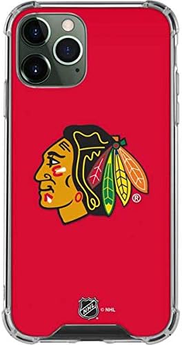 Amazon Com Skinit Clear Phone Case Compatible With Iphone 12 Pro Max Officially Licensed Nhl Chicago Blackhawks Solid Background Design Cell Phones Accessories