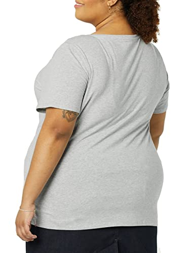 Image of Amazon Essentials Women's Plus Size Short-Sleeve V-Neck T-Shirt