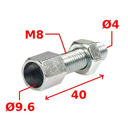 cyclingcolors 2x schrauben M8x40 Bremshebel Kupplung Einstellschrauben für moped Motorrad Motorräder