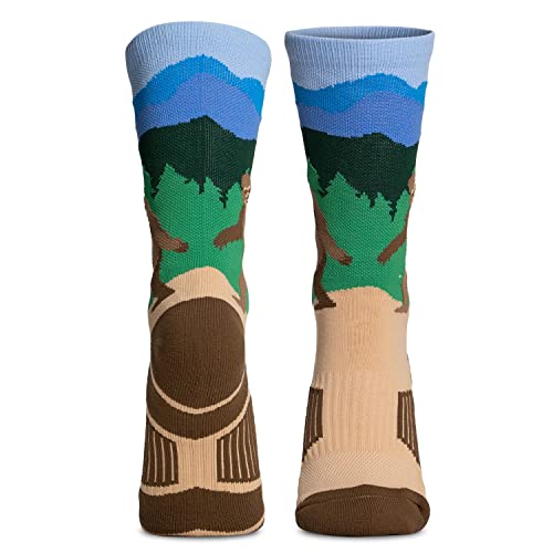 ChalkTalkSPORTS Bigfoot Woven Mid-Calf Socks | Bigfoot Design3