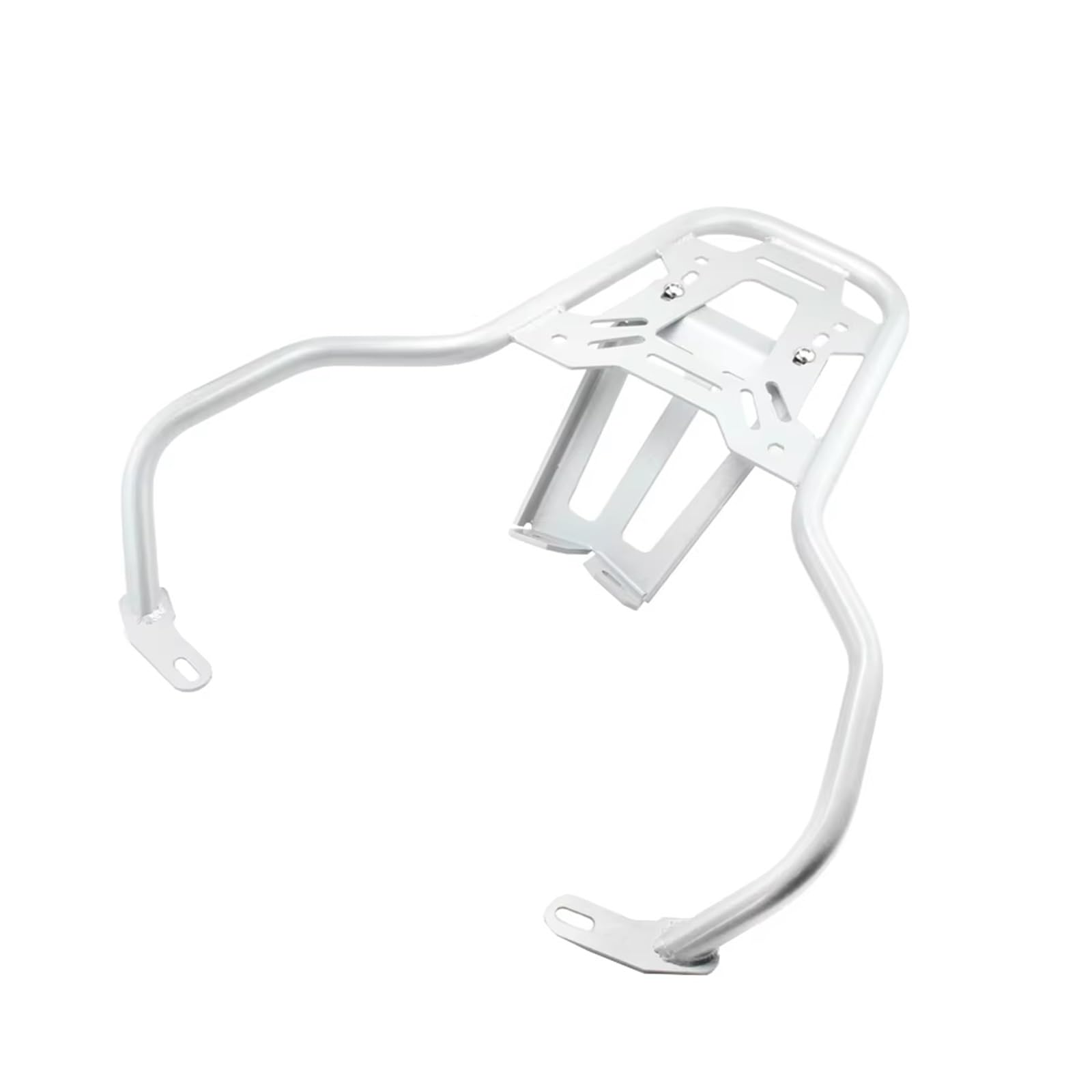 Baúl Soporte Estante Portaequipajes Para Para Vespa Para GTS 300 250 125 Para GTV 300 Portaequipajes Fijador Soporte Trasero(Silver)