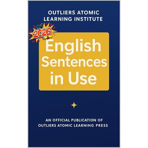 English Sentences in Use Audiolibro Por Outliers Atomic Learning Institute arte de portada