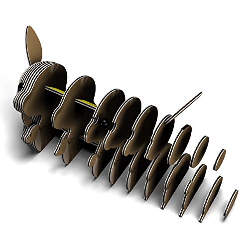 Eugy Kangaroo 3D Puzzle, 26 Piece Eco-Friendly Educational Learning Puzzles For Kids 6+ #TOP4