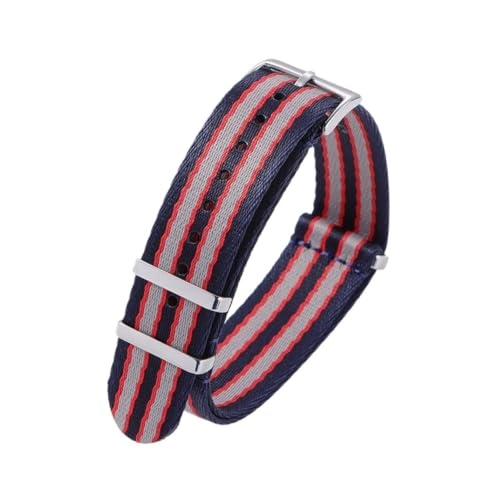 Bracelet montre nylon 20mm toile pour montre Tudor et IWC