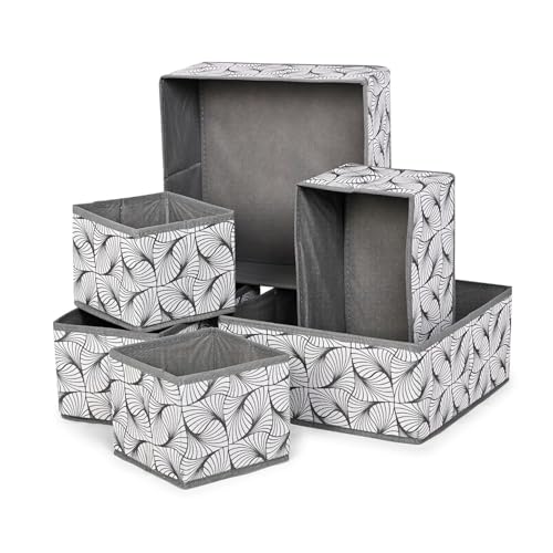 𝟔𝐩𝐜𝐬 𝐅𝐨𝐥𝐝𝐚𝐛𝐥𝐞 Drawer Organizer Box | Closet Storage Bins |Underga...