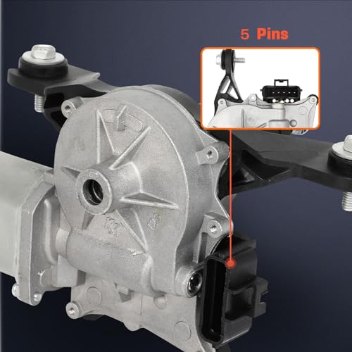 Image of cciyu Rear Windshield Wiper Motor Replacement fit for 2006-2010 For Jeep for Commander,2005-2010 For Jeep for Grand Cherokee 55156325AB, 55156325AC, 55156325AD