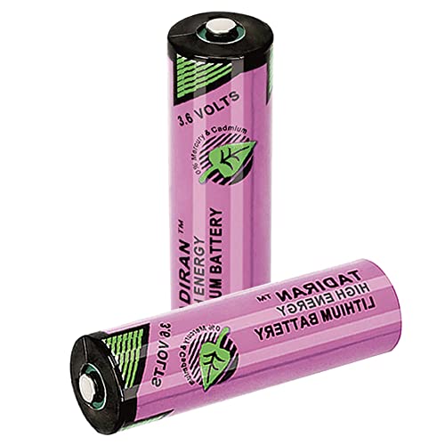 STEPMAX 2 Pack TL-5903 AA PLC Lithium Battery,3.6V 2400mAh Replacement Lithium Battery for S7-400 6ES7971-0BA00 (Non-Rechargeable)