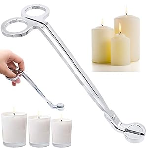 JLNGTHONG lont trimmer, kaars accessoires ronde kop kaarsenschaar roestvrij staal trimmen lont kaarsengereedschap (splitter)