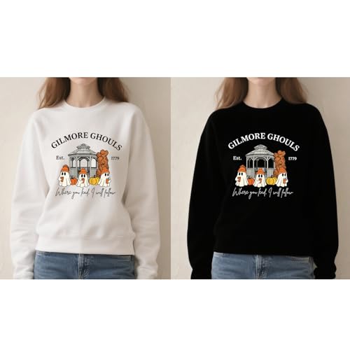 Gilmore Ghouls Sweatshirt Funny Halloween Ghost Sweatshirt2
