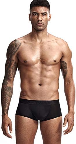 JOCKMAIL Ultra-thin Ice Sexy Underwear Men Boxers Solid Convex Mens Underpants Short Panties Gay Male Boxers - Image 4