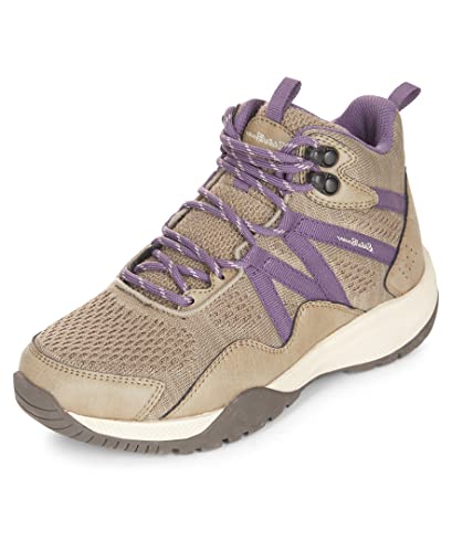 Eddie Bauer Klamath Mid Women's Hiking Sneaker | Water Resistant Lightweight Mountain Hiking Sneakers For Women | Ladies All Weather Outdoor Ankle Height Hiker #TOP15