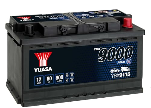 Yuasa YBX9115 AGM Car Battery