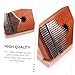 Toyvian Kalimba Piano Stand Portable Wooden Display Stand for Thumb Piano Solid Wood Ocarina Holder Easy Assembly Compact Design