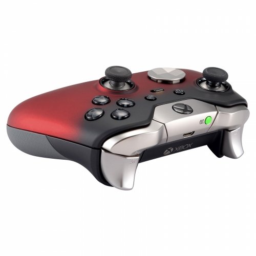 Soft Touch Shadow Red Xbox One Elite Rapid Fire Custom Modded Controller 40 Mods for All Major Shooter Games, Auto Aim, Quick Scope, Auto Run, Sniper Breath, Jump Shot, Active Reload & More