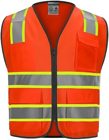 ANSI Class Reflective Safety Vest With Pockets Sicalobo High