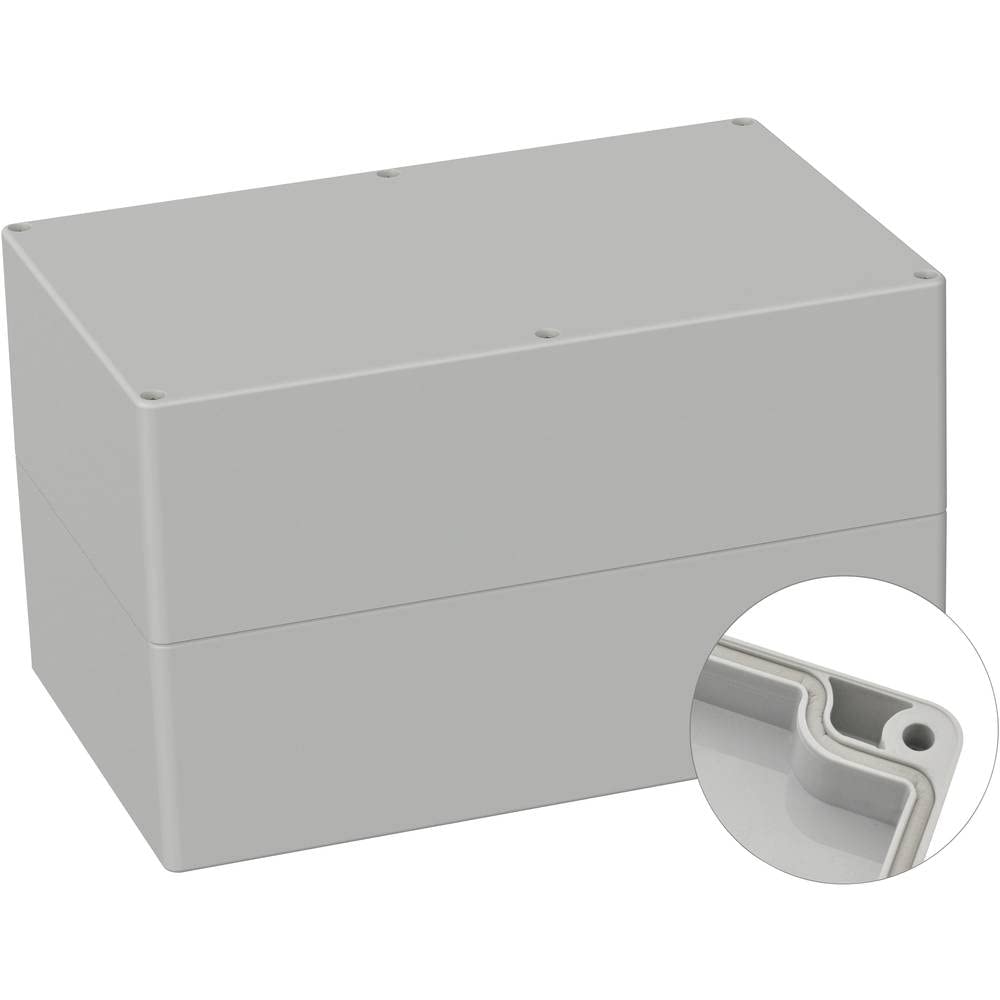 TRU COMPONENTS TC-9065716 Industrie-Gehäuse 250 x 160 x 150 ABS Lichtgrau (RAL 7035) 1 St.