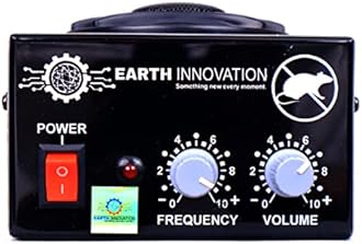 Ultrasonic/Ultrasound Rat and Rodent Pest Repeller Device Wide Range Pest Repeller (Black Matt / 1500 SQ Area Covered) 1 Year Warranty/Made in India.