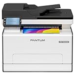 PANTUM Stampante Laser Colori CM2100ADW, Stampante multifunzione a colori per stampa, copia e scansione con ADF, Stampa fronte/retro automatica, WLAN NET USB, 20ppm, per la casa e l'ufficio