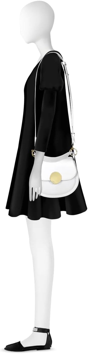 Yucca Soho Leather Top-Handle Shoulder Bag, 7.9 x 6.7 x 2.4 inches - Image 4