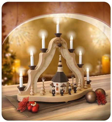 Arche de Seiffner lumineuse Rudolphs Schatzkiste : cadeau de noël