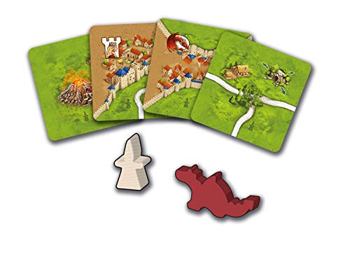 Carcassonne The Princess & The Dragon Board Game Expansion 3 | Family Board Game | Board Game For Adults And Family | Strategy Board Game | Adventure Board Game | 2-6 Players | Made By Z-Man Games #TOP3