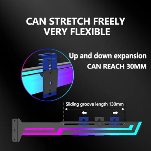 Soporte ARGB Ajustable para Tarjeta Gráfica Power Train miniatura 6