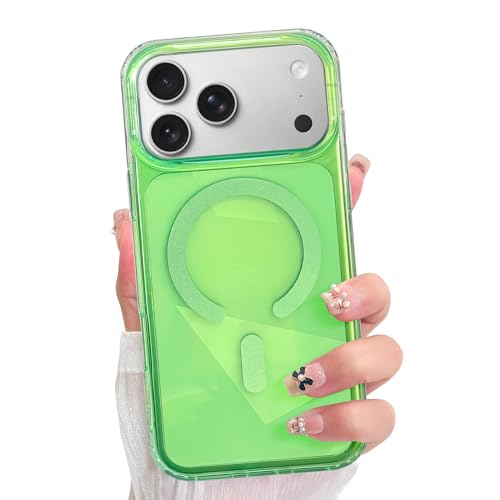 SOKAD Magnetic for iPhone 18 Pro Max Case/17 Pro Max Case, Geometry Green