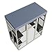Indoor Outdoor Cat House, All in One for Big and Small Cats! Litter Enclosure, Scratching Posts Plus Tunnel and Kitty Furniture. Exclusive Small Cage Option