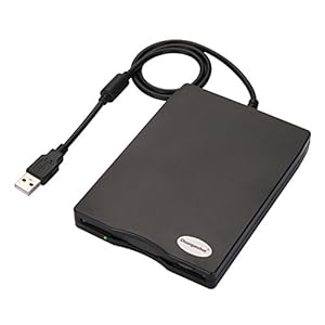 Chuanganzhuo Floppy Disk Reader,3.5 inch External USB Type C Floppy Disk Drive for PC,Laptop and Desktop Computer,Floppy disc Reader for Windows 11/10/8/7/2000/XP,Black