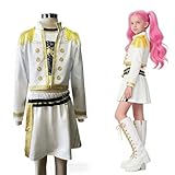 Costume de cosplay Pop Star,Costume Cosplay Rumi Anime,Costume de chanteur pop corée pour enfant,Costumes de scène adaptés aux carnavals, à Halloween, aux fêtes et autres occasions. (130)