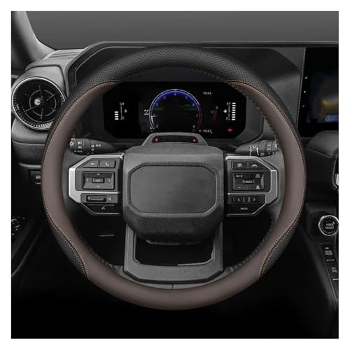 �ɓK������ �����h�N���[�U�[90 �v���h120 150 FJ120 LC250 2025 �N�� �X�e�A�����O�z�C�[���J�o�[ �X�e�A�����O�z�C�[���J�o�[(Black and brown 40)