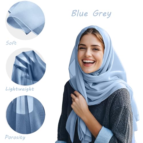 Women's Fashion Scarves, 180x95CM Long Lightweight Scarfs for Women Versatile Usage & Easy Washing3