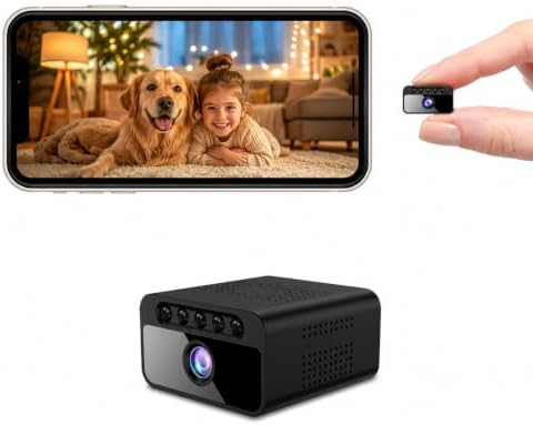 AOBOCAM Mini Spy Camera 4K UHD Indoor Security Camera with Night ...