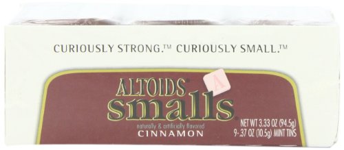 Altoids Smalls Cinnamon Sugarfree Mints 0.37 ounce (9 Packs)
