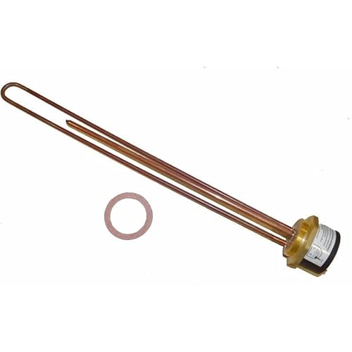 HSDK 27 Copper Immersion Heater Element – Universal BEAB Approved with 18 Resettable Thermostat (3000W)