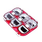 Techinal Single-Sided 6 Compartments Fishing Tackle Hooks Box Baits Storage Box Fishing Accessories